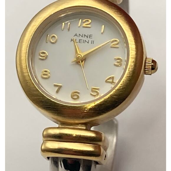 Anne Klein ll Women's Quartz Watch 23mm Cuff Bracelet Style New Battery - Picture 1 of 6